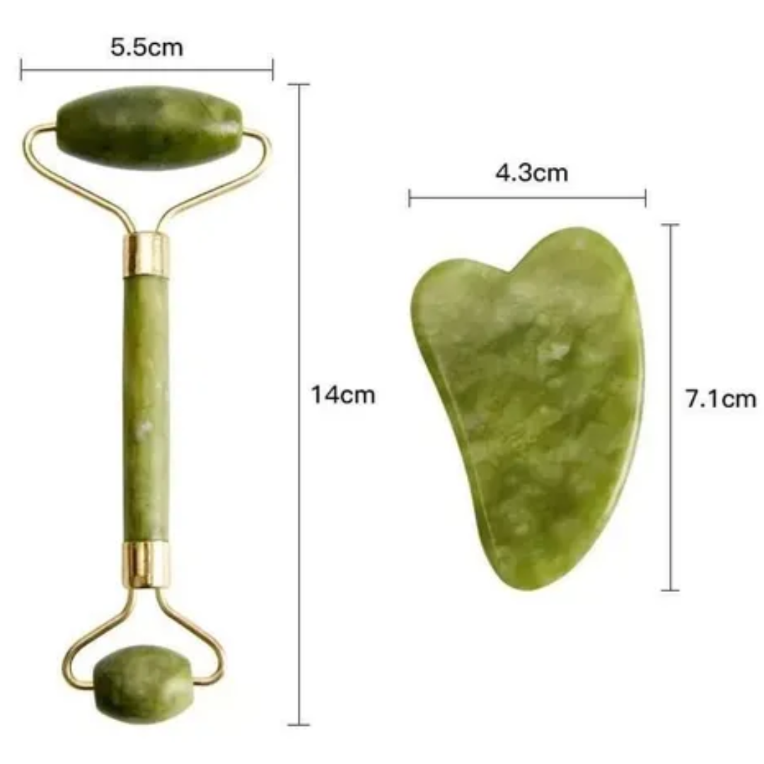 Miniatura 3 de RODILLO FACIAL JADE MASAJEADOR